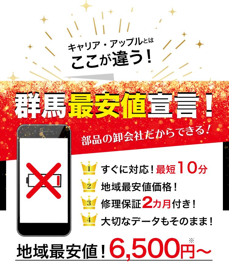 群馬最安値宣言！